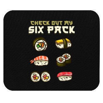 Discover Sushi Japanese Gym Gift Mouse Pads