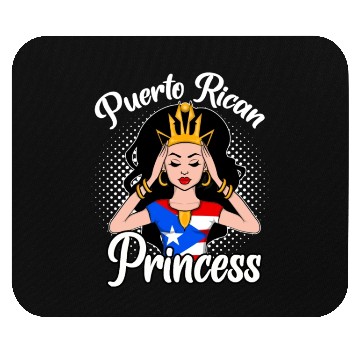 Discover Puerto Rican Princess Mouse Pads