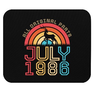 Discover July 1986 Vintage Mouse Pads