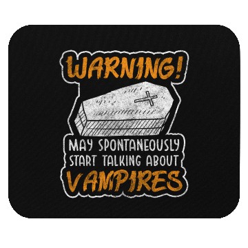 Discover Halloween Fangs Night Blood Mouse Pads
