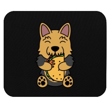 Discover Yorkshire Terrier Taco Lover Mouse Pads