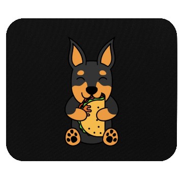 Discover Miniature Pinscher Taco Lover Mouse Pads