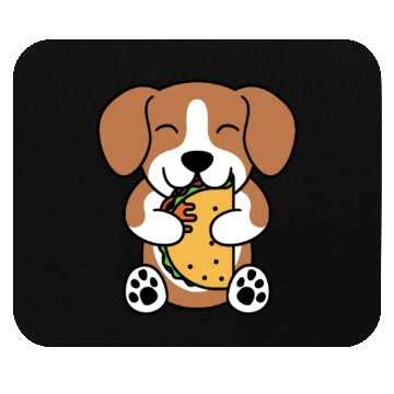 Discover Beagle Taco Lover Mouse Pads