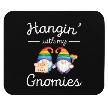 Discover LGBT Gnome Lover Pride Month Mouse Pads