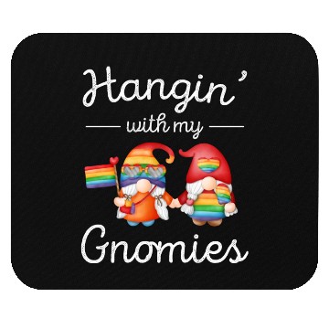 Discover Pride Month LGBTQ Rainbow Gnome Lover Mouse Pads