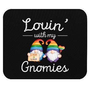 Discover LGBT Gnome Lover Rainbow Pride Month Mouse Pads