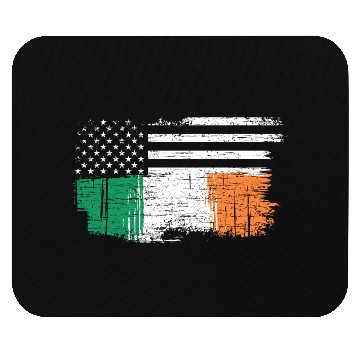Discover American ireland flag Mouse Pads