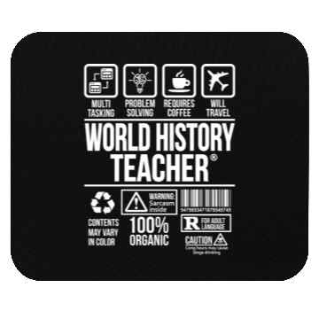 Discover World History Teacher | #TSM Mouse Pads