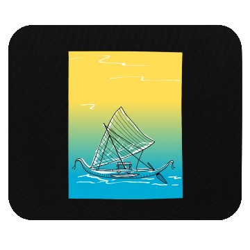 Discover sailing canoe Mouse Pads