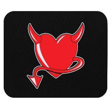Discover Red Heart - Devil Heart - Gift Mouse Pads