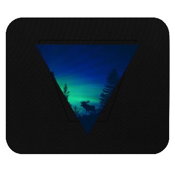Discover Geometric Moose - Polarlight Mouse Pads