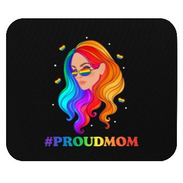 Discover LGBTQIA+ #Proudmom Mother's Day Mouse Pads