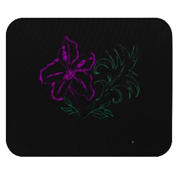 Discover Tropical leaf and hibiscus Mouse Pads