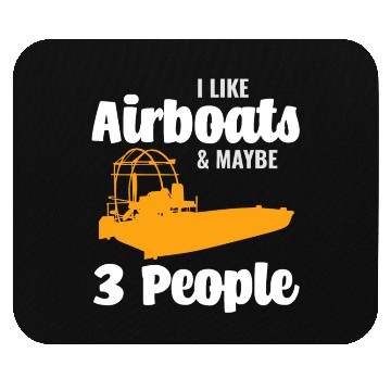Discover Airboat Fanboat Airboating Planeboat Swamp boat Mouse Pads