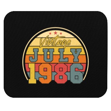Discover Birthday Greeting July 1986 Mouse Pads