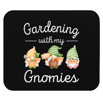 Discover Gnomes Succulent Gardening Gnome Cactus Owner Mouse Pads