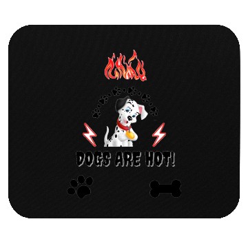 Discover Cute dog lovers , dogs are hot ! Mouse Pads