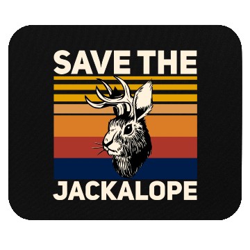 Discover Save The Jackalope , Vintage Retro Camping Lover Mouse Pads