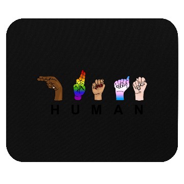 Discover HUMAN - HUMANITY Mouse Pads
