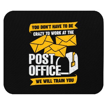 Discover Funny Post Office Postal Worker Gift Mouse Pads