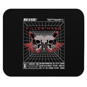 Discover KILLER HAND SKULL STREETWEAR Mouse Pads