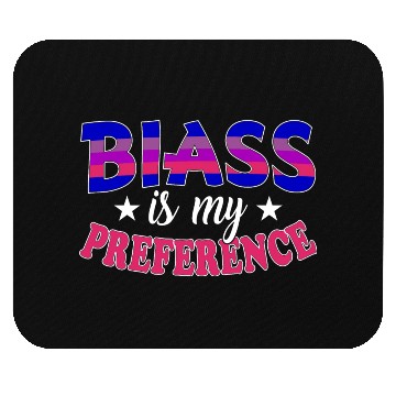 Discover Biass Is My Preference LGBTQ Bisexual Pride Flag Mouse Pads