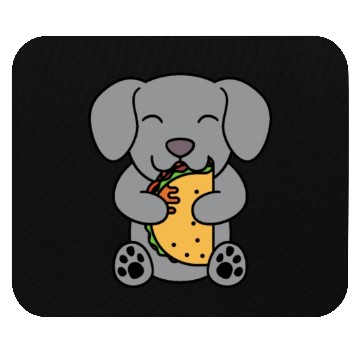 Discover Weimaraner Taco Lover Mouse Pads