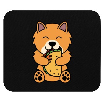 Discover Pomeranian Taco Lover Mouse Pads