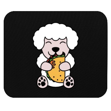 Discover Poodle Taco Lover Mouse Pads