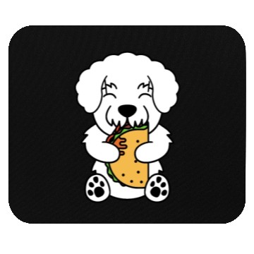 Discover Bichon Frise Taco Lover Mouse Pads