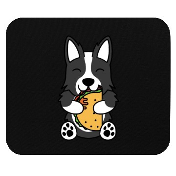 Discover Border Collie Taco Lover Mouse Pads
