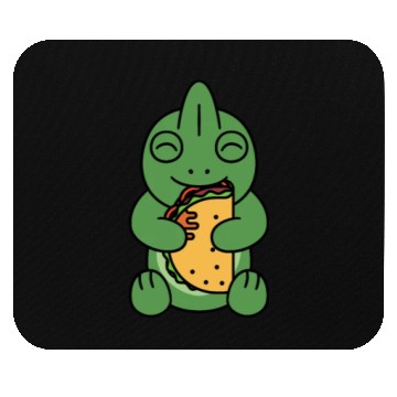 Discover Chameleon Taco Lover Mouse Pads