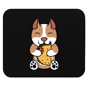 Discover Pit Bull Taco Lover Mouse Pads