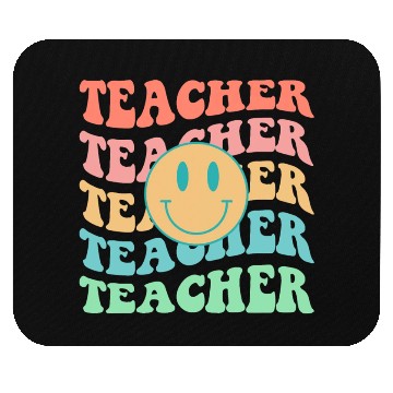 Discover Retro Teacher Inspirational Colorful Elementary Mouse Pads