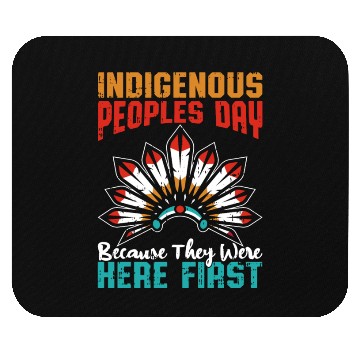 Discover Anti Columbus Day Mouse Pads