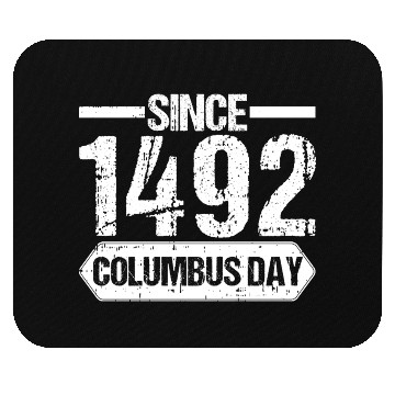 Discover Columbus Day Italian Pride Mouse Pads