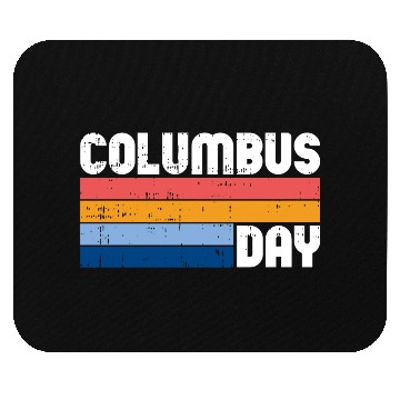 Discover Columbus Day Italian Pride Mouse Pads