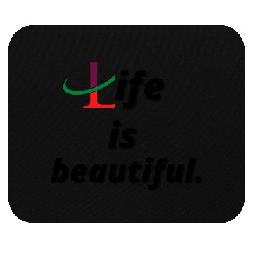 Discover life is beautiful Mouse Pads