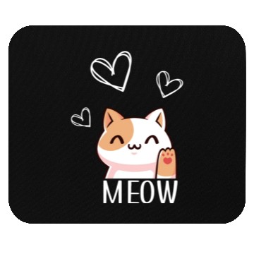 Discover meow - cute cat - kitten Mouse Pads
