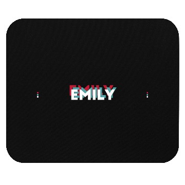Discover Emily Name - Funny Name Emily 80s theme Mouse Pads