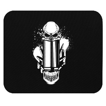 Discover Bullets and Skull Roses Aesthetic Dripping Pattern Mouse Pads