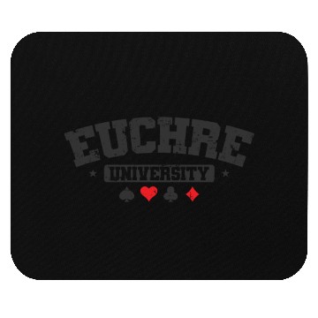 Discover Euchre University Deck of playing Cards Mouse Pads