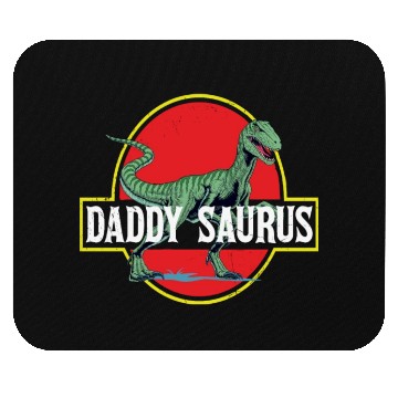 Discover Daddysaurus Papasaurus Mouse Pads