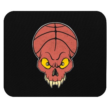 Discover Basketball Lovers Skull Basket Bball Mouse Pads