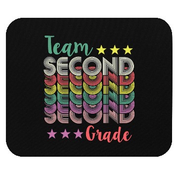 Discover Team 2nd Second Grade Teacher Back To School Mouse Pads