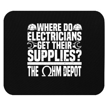 Discover Electrician Electrical Engineer Lineman Mouse Pads