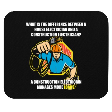 Discover Electrician Electrical Engineer Lineman Mouse Pads