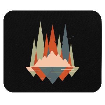 Discover Geometric Mountains Mouse Pads