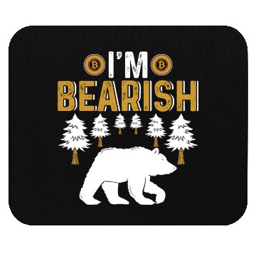 Discover I'm Bearish Bitcoin Mouse Pads