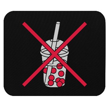 Discover Zone bubble tea forbidden Mouse Pads
